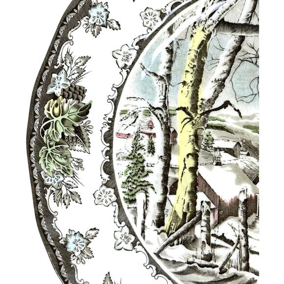 Johnson Bros Friendly Village England Vintage 50th Anniversary Limited Ed. Plate - Picture 3 of 7